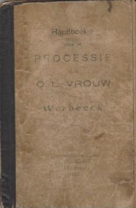 Cover of Handboekje voor de Processie naar O. L. Vrouw van Werbeeck book