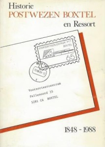 Cover of Historie Postwezen Boxtel en Ressort 1848 – 1988 book