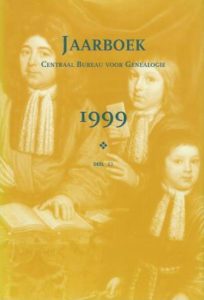 Cover of Jaarboek Centraal Bureau voor Genealogie: deel 53 (1999) Thema Genealogie en Biografie book