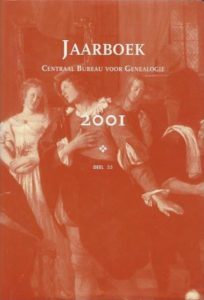 Cover of Jaarboek Centraal Bureau voor Genealogie: deel 55 (2001) Thema ‘personen- familie- en erfrecht’ book