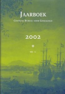 Cover of Jaarboek Centraal Bureau voor Genealogie: deel 56 (2002) Thema ‘Verenigde Oost-indische Compagnie’ book