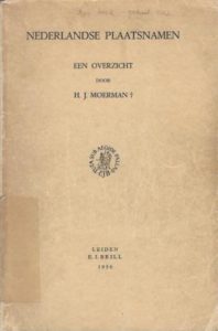 Cover of Nederlandse plaatsnamen: Een overzicht door H. J. Moerman book