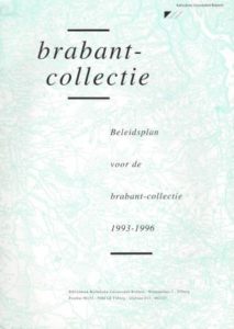 Cover of Brabant-collectie: Beleidsplan voor de Brabant-Collectie 1993-1996 book