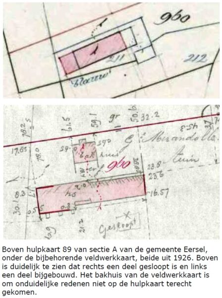 Kadasterkaarten van De Bult, Hees 40, 1926